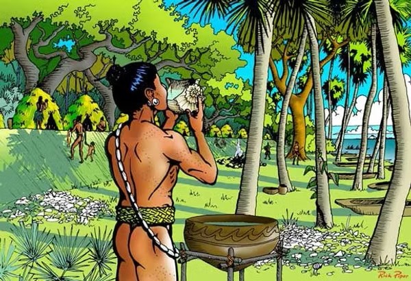 Painting: “Ais Village Trail by Rick Piper”